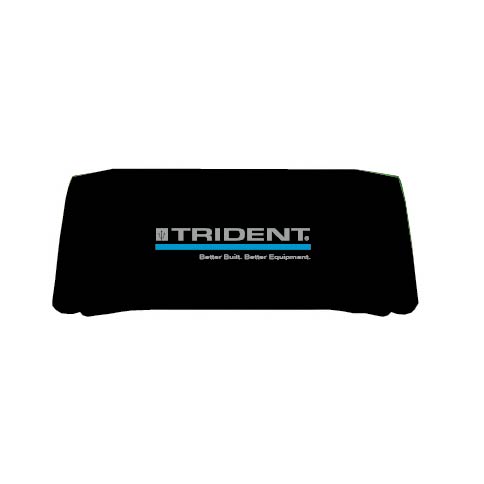 Trident, Better Built. Better Equipment. 8’ Black Table Throw