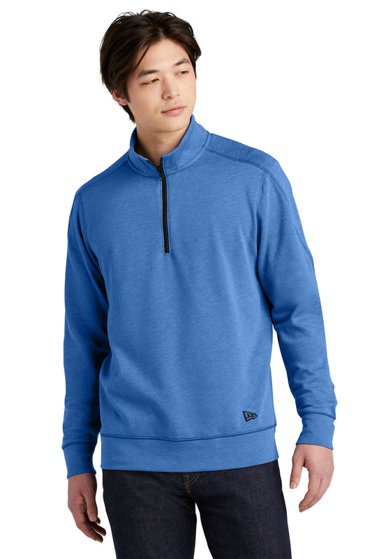New Era® Tri-Blend Fleece 1/4-Zip Pullover